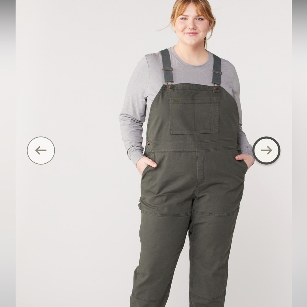 REI Olive Green Women's Jeans Overalls - Picture 11 of 13